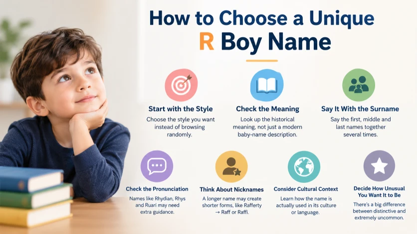 How to Choose a Unique R Boy Name