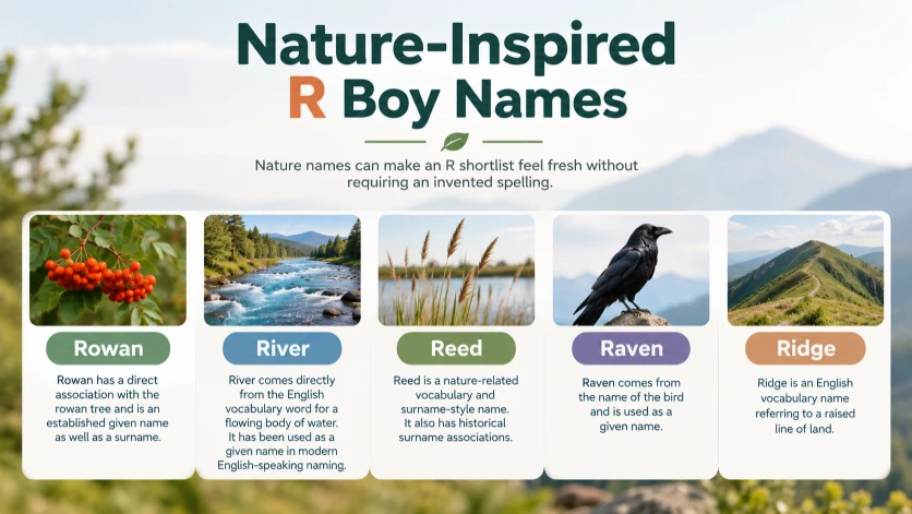 Nature-Inspired R Boy Names