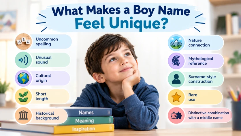 What Makes a Boy Name Feel Unique?
