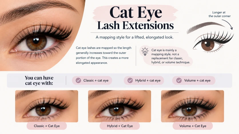 Cat Eye Lash Extensions