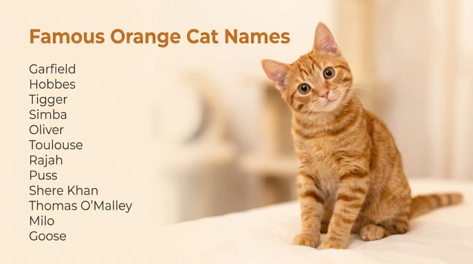 Famous Orange Cat Names