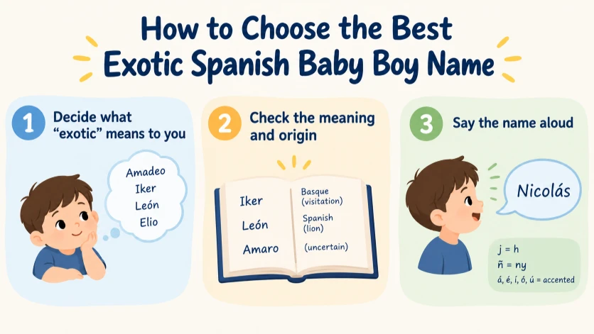 How to Choose the Best Exotic Spanish Baby Boy Name