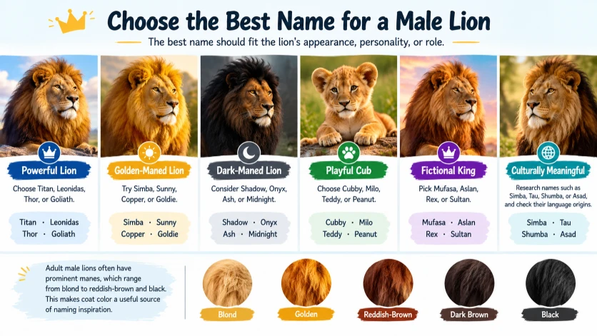 How to Choose the Best Name for a Male Lion