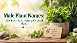 male plant names