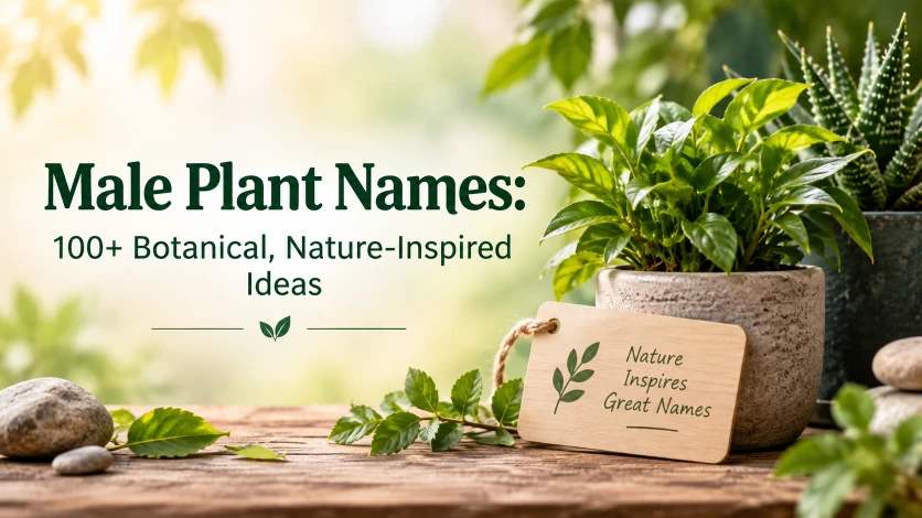 male plant names
