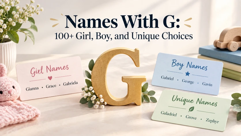names with g
