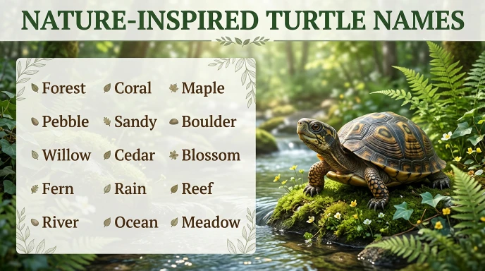 Nature-Inspired Turtle Names