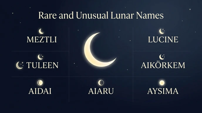 Rare and Unusual Lunar Names