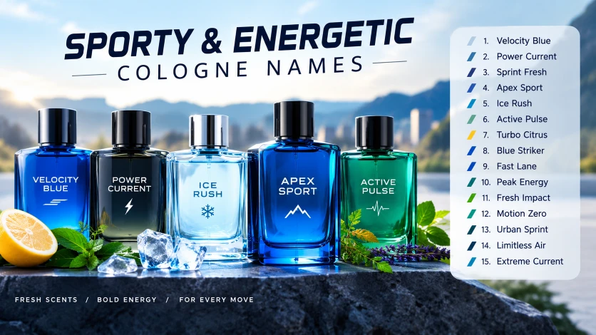 Sporty and Energetic Cologne Names